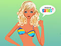 Dress - Blonde on the beach for å spille online