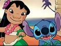 Lilo og Stitch moro slappe av på stranden for å spille online